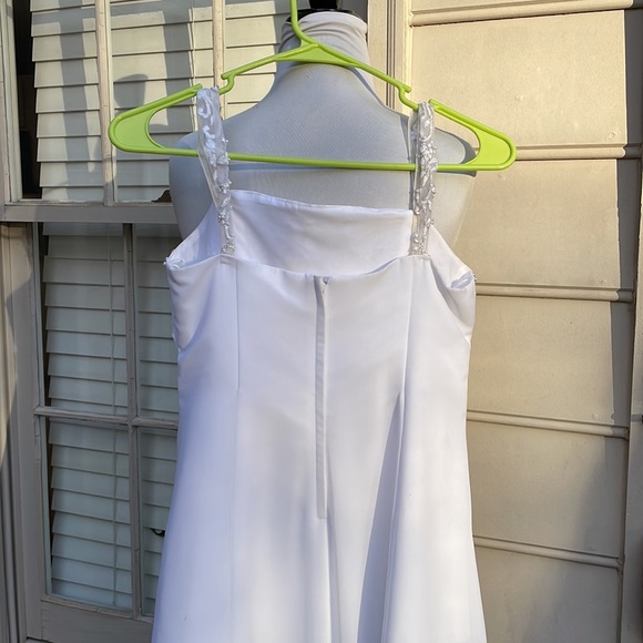 EUC- David's Bridal Flower Girl Dress Size 12 - Picture 7 of 14
